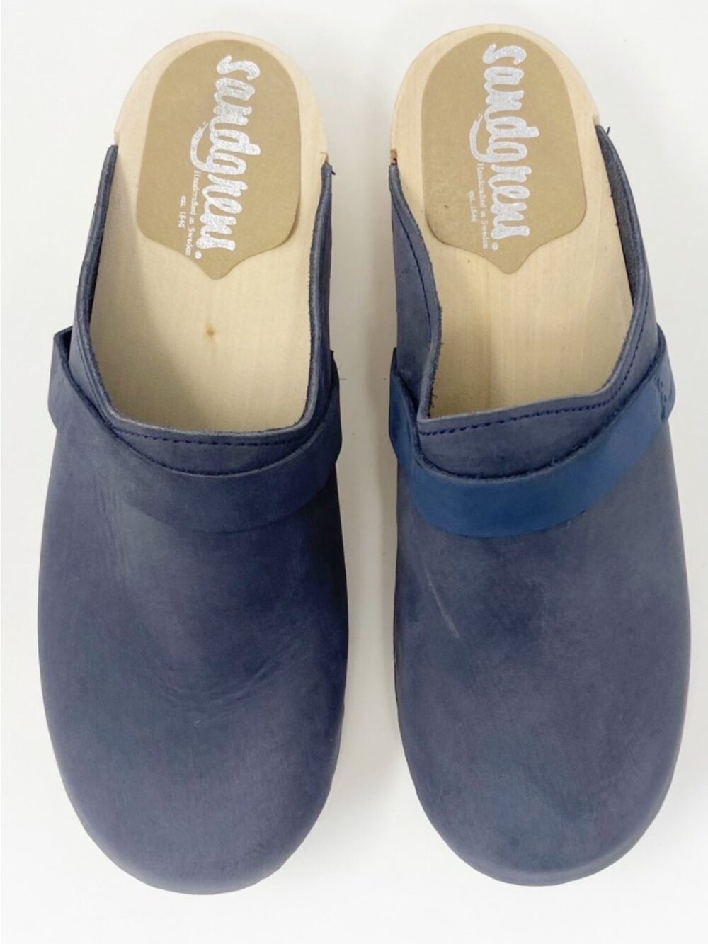 Sandgrens Tokyo Nubuck Leather Clog Size 40 NWOT - Picture 3 of 10
